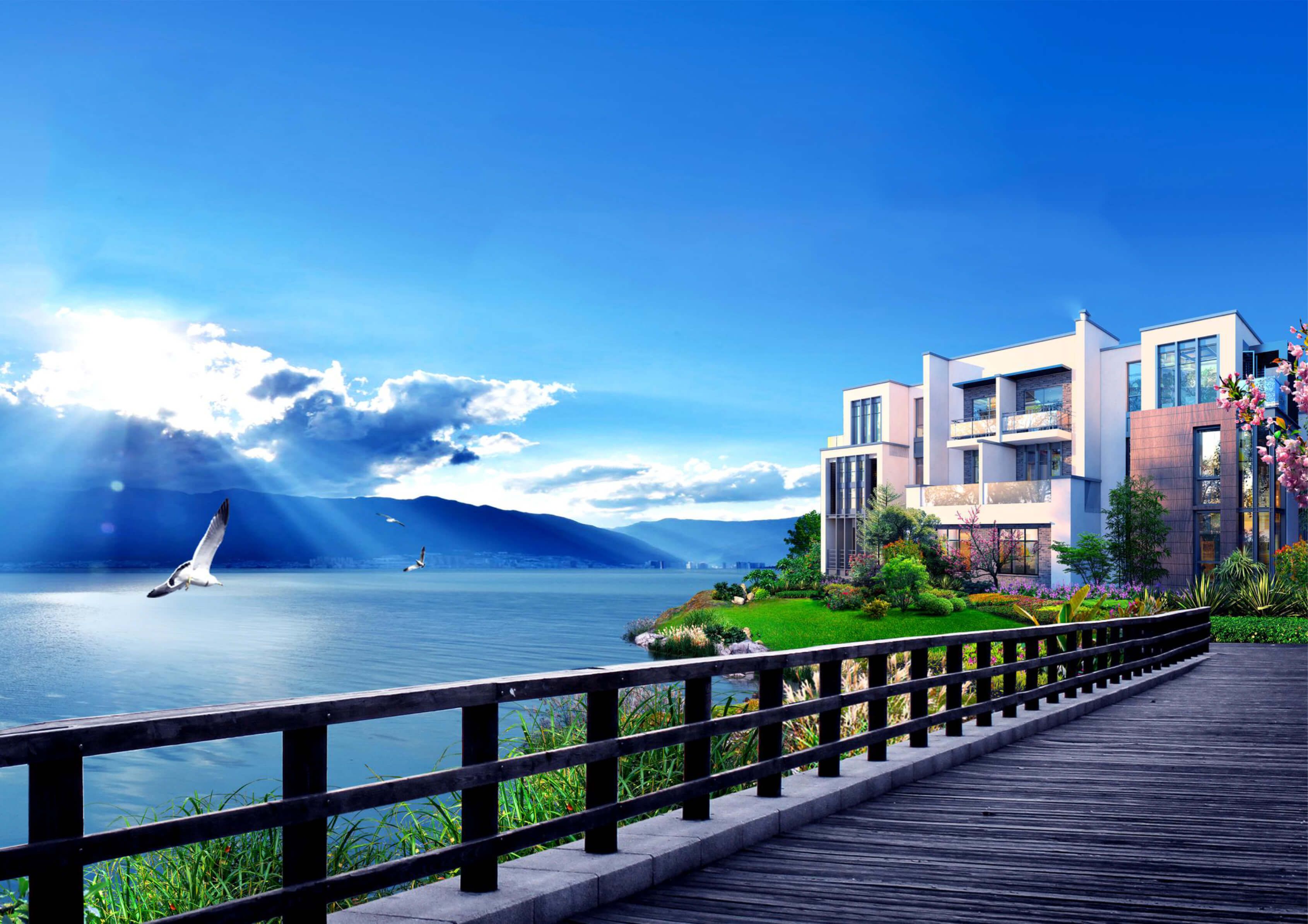 大理公馆全海景房在售,建面51-65㎡