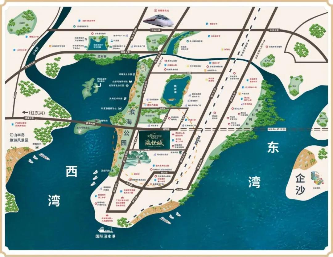 防城港恒力海悦城项目在售推窗即瞰山海住宅均价5300元㎡